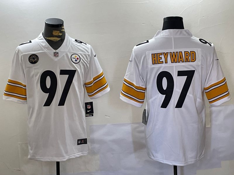 Men Pittsburgh Steelers #97 Heyward 2024 Nike Limited NFL Jersey style 2->pittsburgh steelers->NFL Jersey